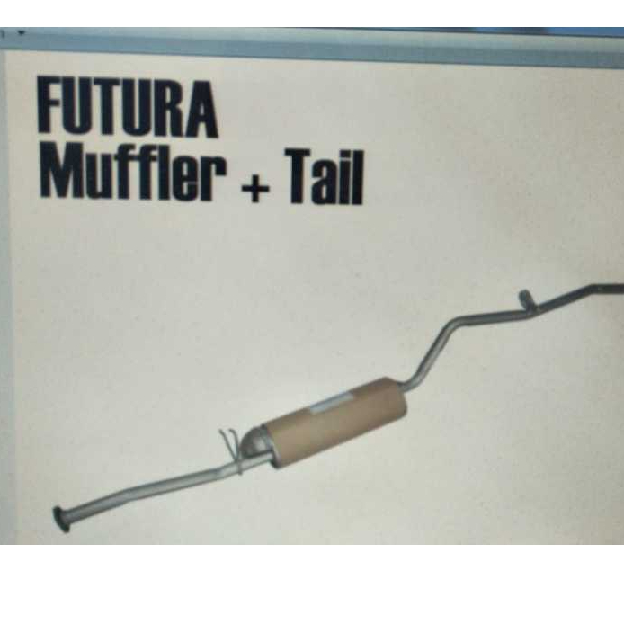 Knalpot / Rear Muffler Mitsubishi T120SS Karburator / injection // Futura Karburator / injection Mer