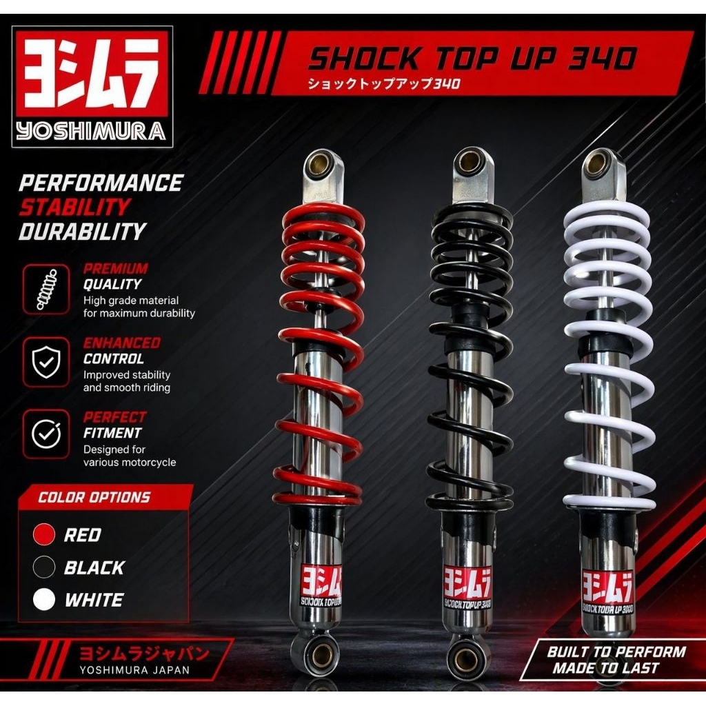 shock breket shock topup yoshimura 340. 280 MM