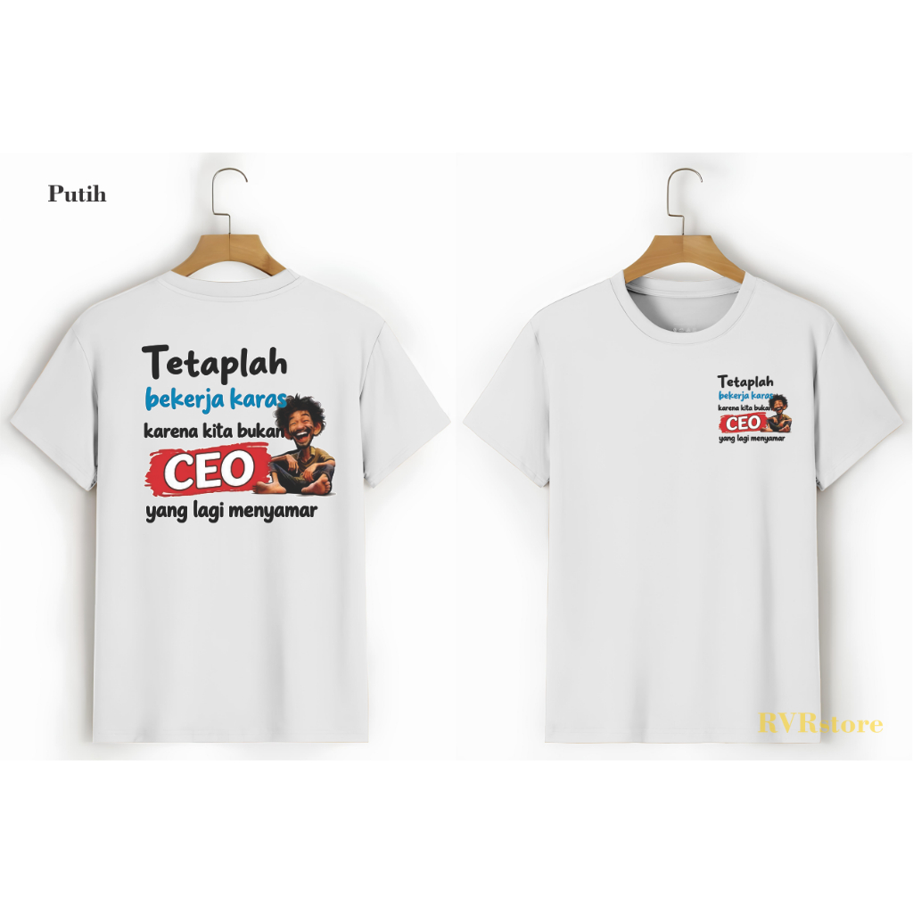 kaos CEO sablon DTF terbaru t-shirt pria wanita atasan wanita ceo trending viral kaos viral t-shirt 