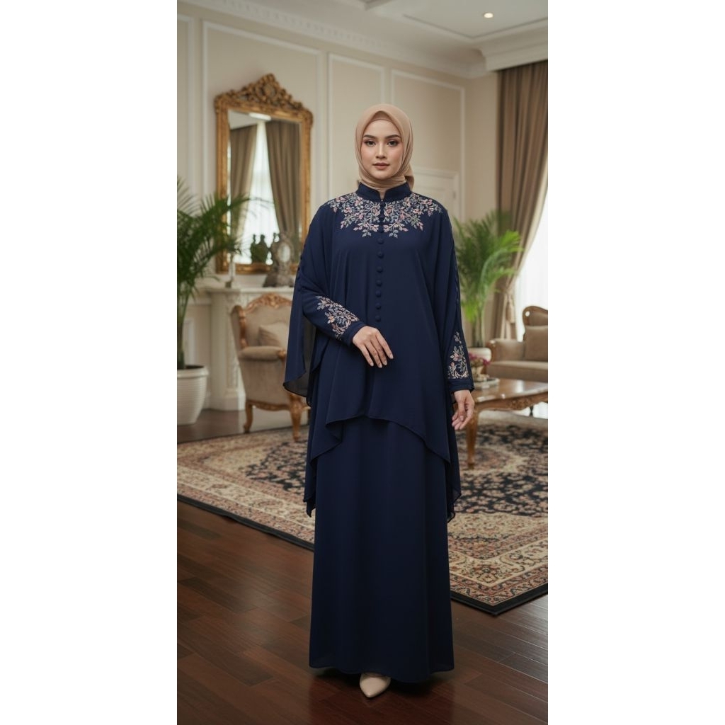Gamis Bordir melayu