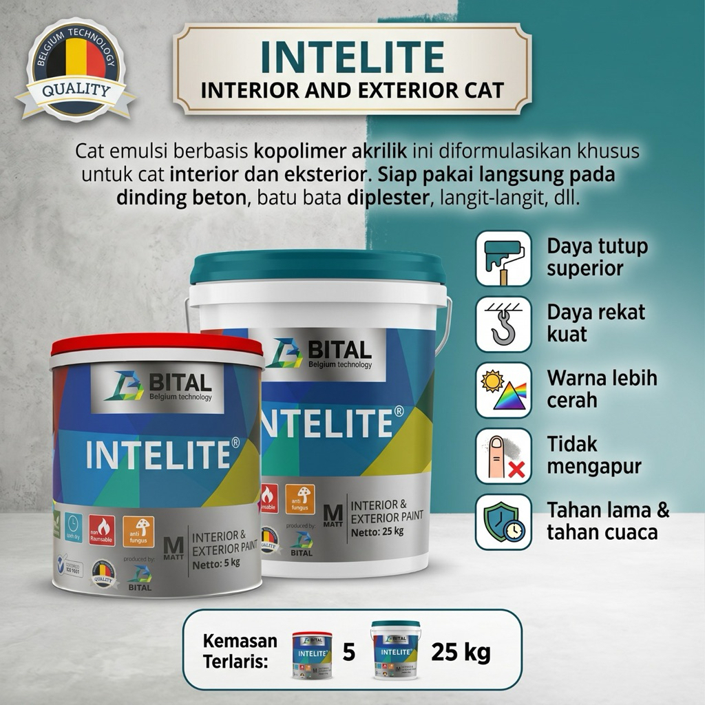 INTELITE CAT INTERIOR DAN EXTERIOR