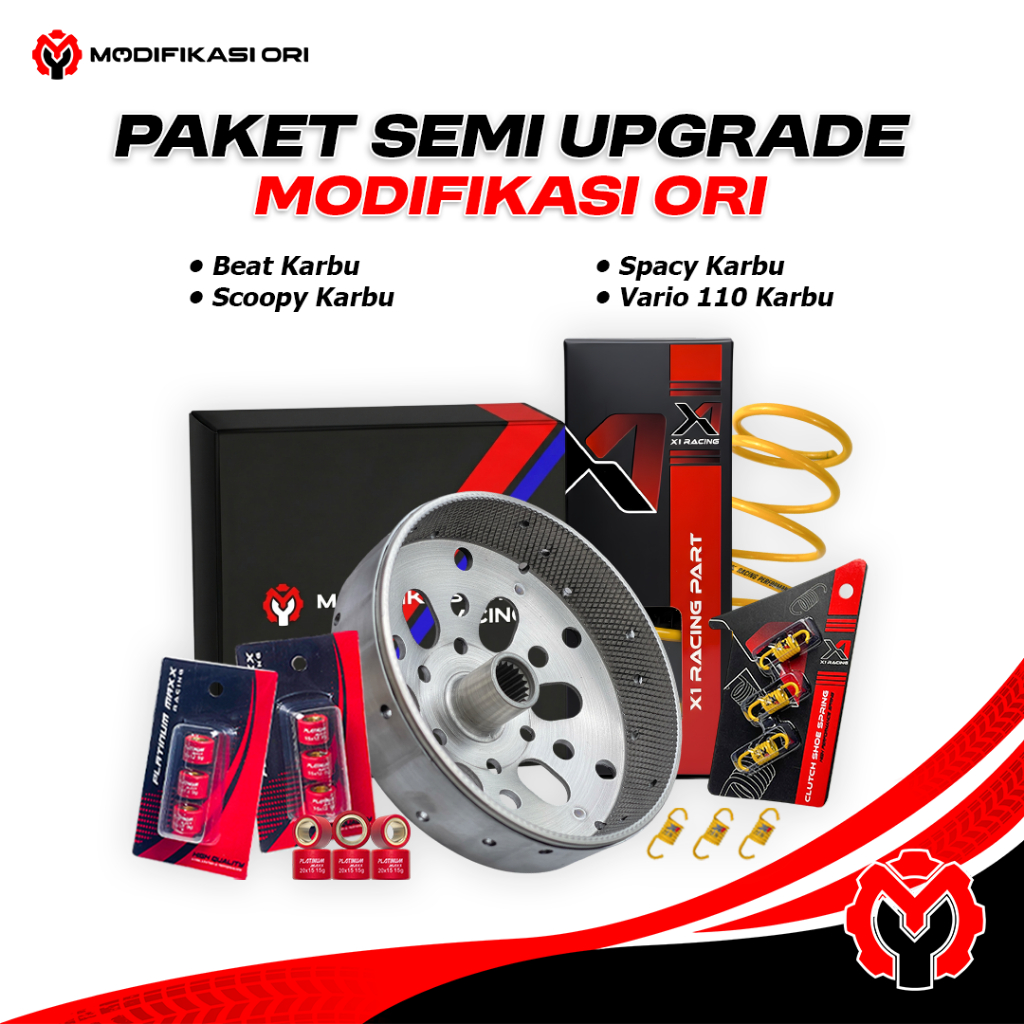 PAKET SEMI CVT Beat Fi Kirian CVT beat esp Scoopy Genio CVT custom - BEAT Karbu-Fi-ESP Upgrade CVT