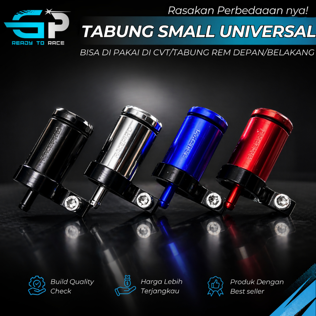 FLUID TANK MINYAK REM CNC FITMEN TABUNG SLIM CNC TABUNG KECIL CNC TABUNG MINYAK MASTER REM RADIAL UN