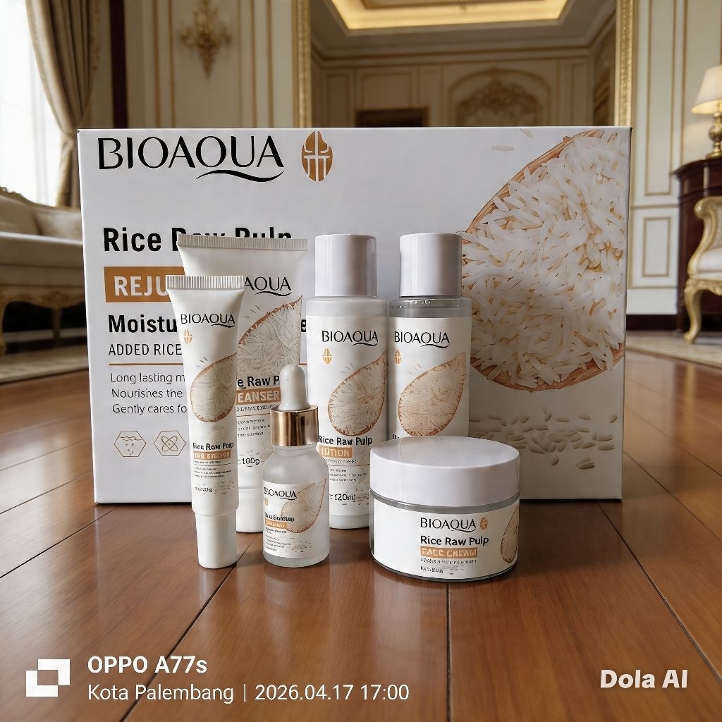 Skincare BIOAQUA rice raw pulp set 6 in 1