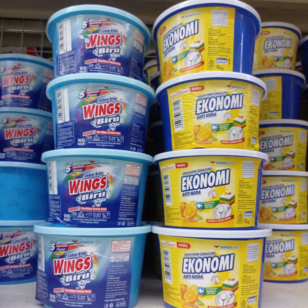 Wings/EKONOMI Sabun Colek Wings Biru 753 gram Sabun Colek Ekonomi