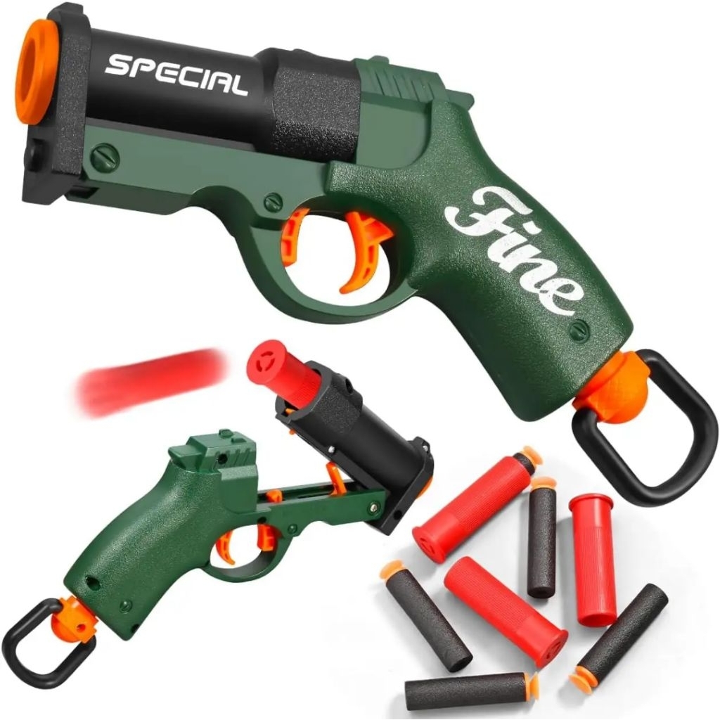 Mainan Tembak peluru Busa dengan selongsong peluru keren Special fine Dart Blaster Soft Bullet
