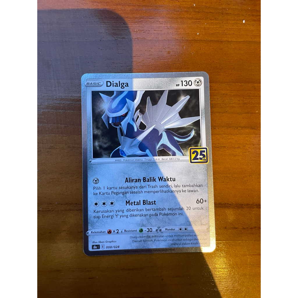 Dialga 25th 008/028, Pokemon TCG Indonesia