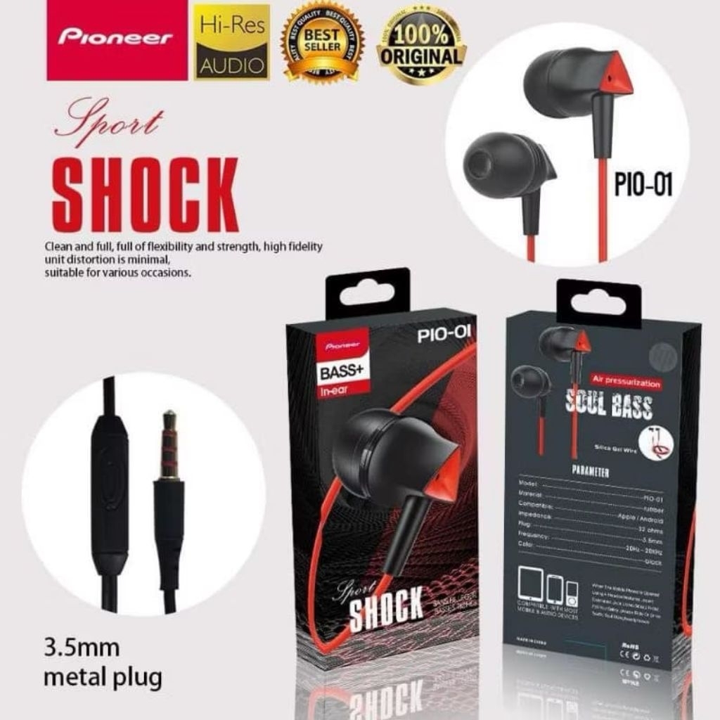 HEADSET PIONEER PIO-01