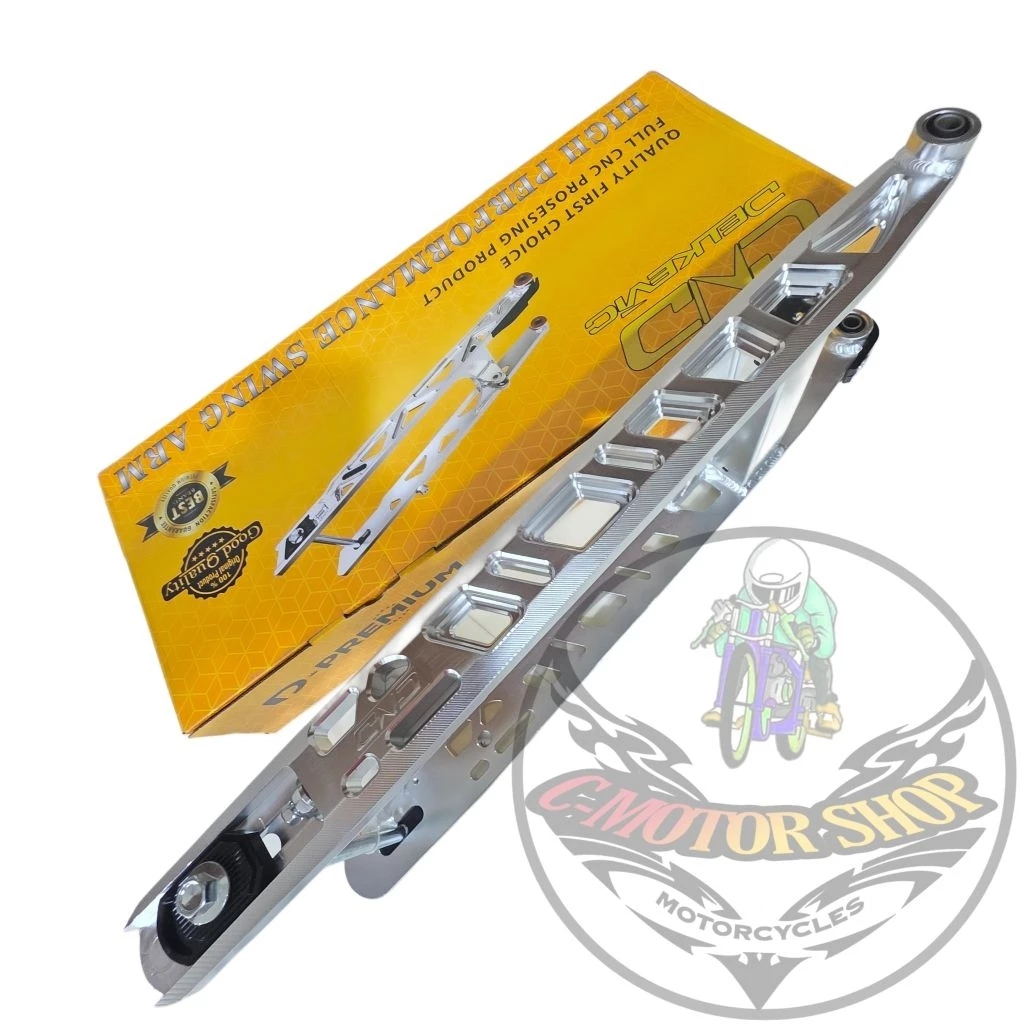 Swing Arm Delkevic D-Premium Long Arm 65cm Satria Fu Old, Satria Fu Fi, Satria Fu New, Mx King V1 V2