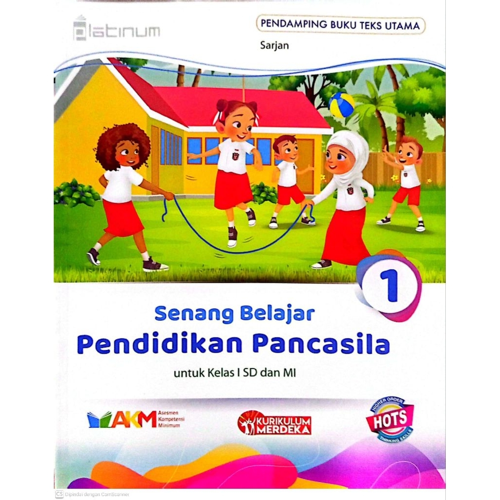 BUKU PENDIDIKAN PANCASILA PPKN PKN KELAS 1 SD PLATINUM KURIKULUM MERDEKA