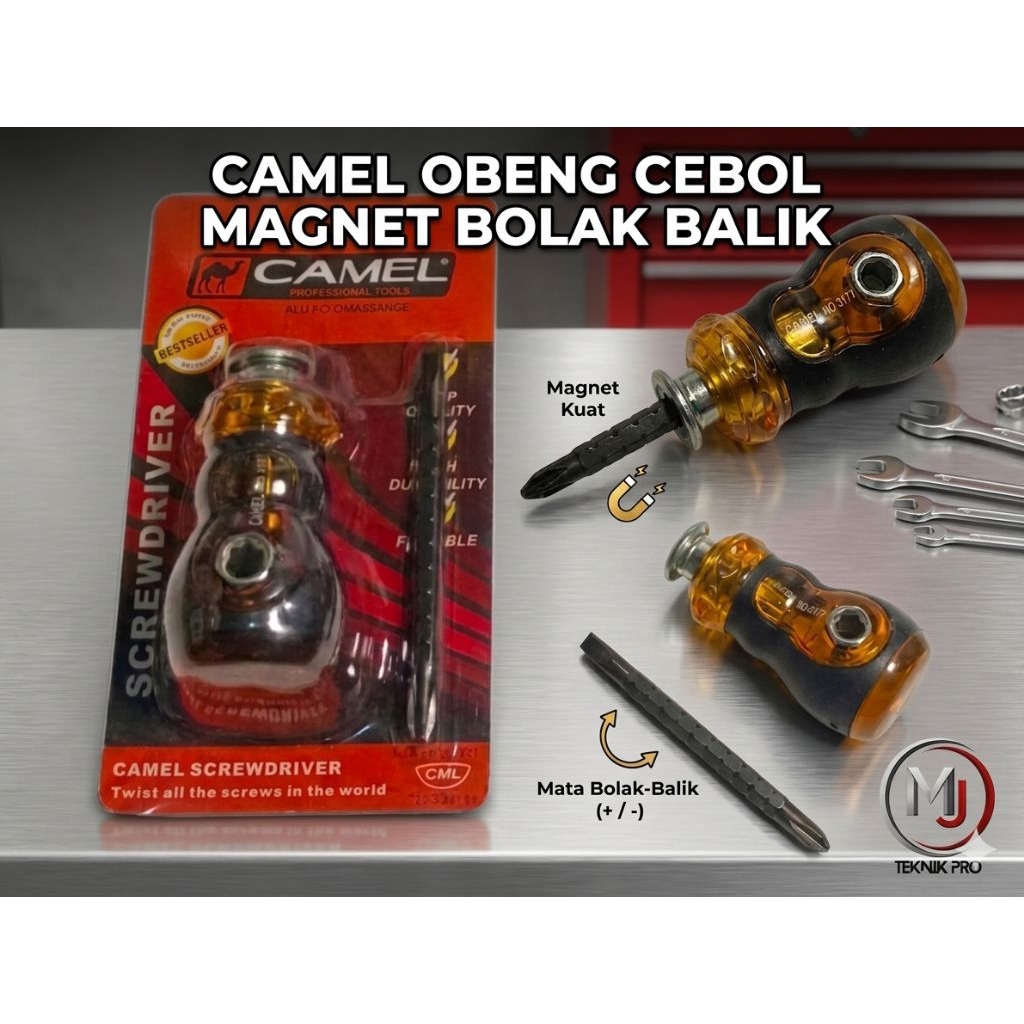 Camel Obeng Cebol Magnet Bolak Balik