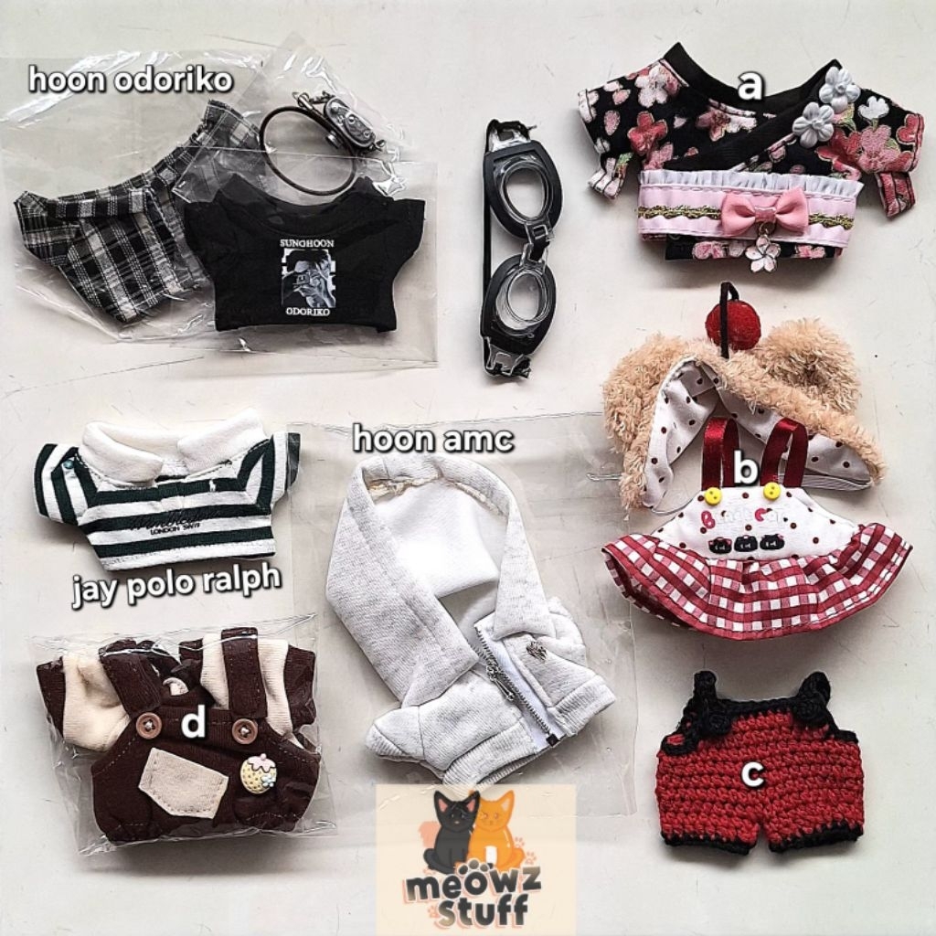 Doll Clothes 10cm & 15-20cm