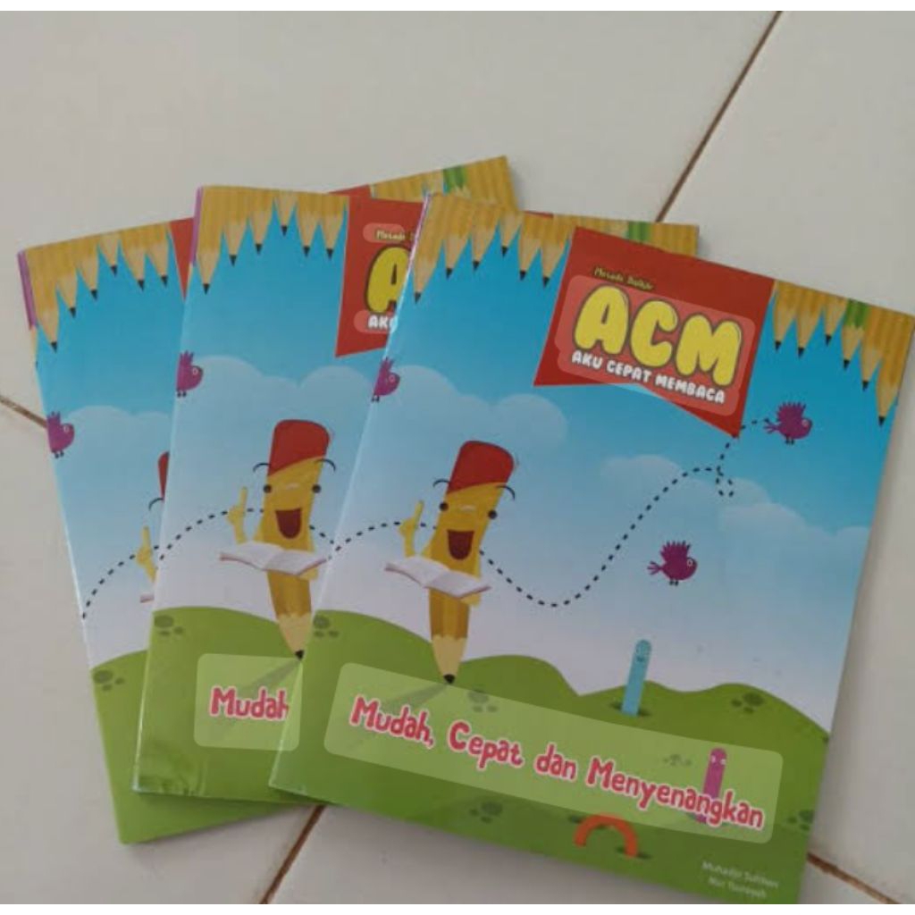 BUKU ACM/METODE ACM/BUKU ORI ACM/AKU CEPAT MEMBACA/BUKU ACM MURAH/ BUKU BACA ANAK PAUD TK/BUKU BACA 