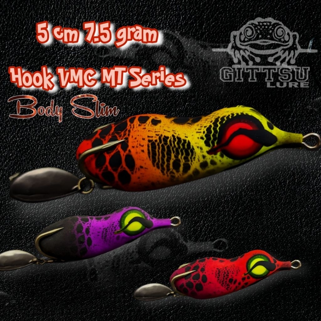 Soft frog 5 cm Body Slim