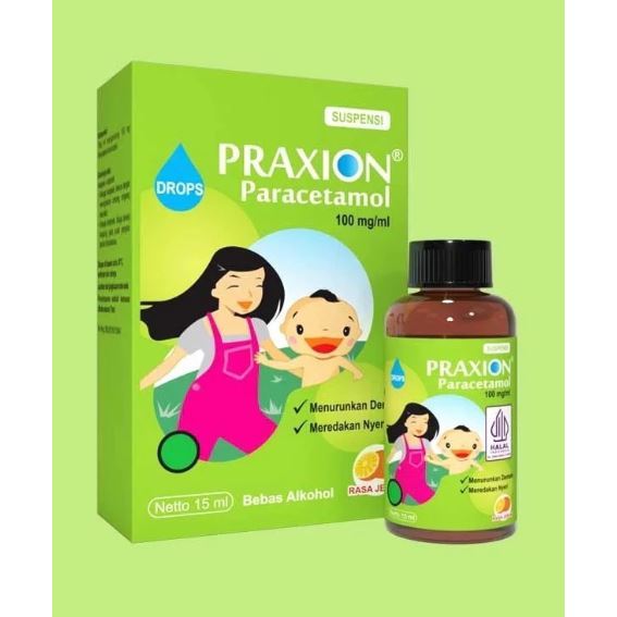 PRAXION DROPS SUSPENSI 15mL - Paracetamol Drop Pereda Demam Bayi