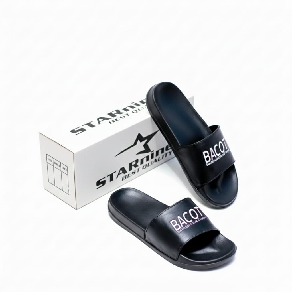 sandal slop pria/sandal pria ringan dan empuk/sandal slide
