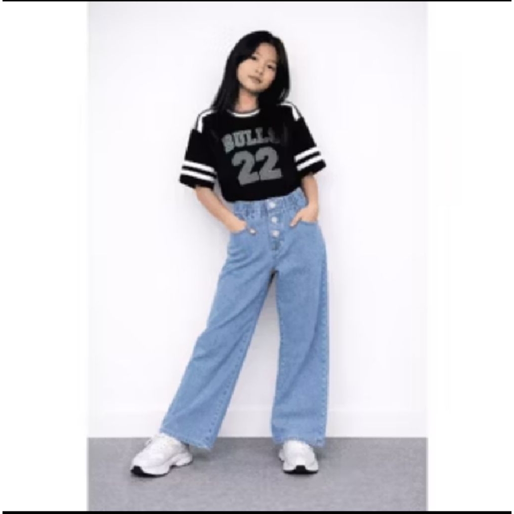 BF KOREA KIDS /CELANA BOYFRIEND ANAK-ANAK  USIA 6-14 TAHUN CELANA KULOT JEANS ANAK Celana Jeans Anak