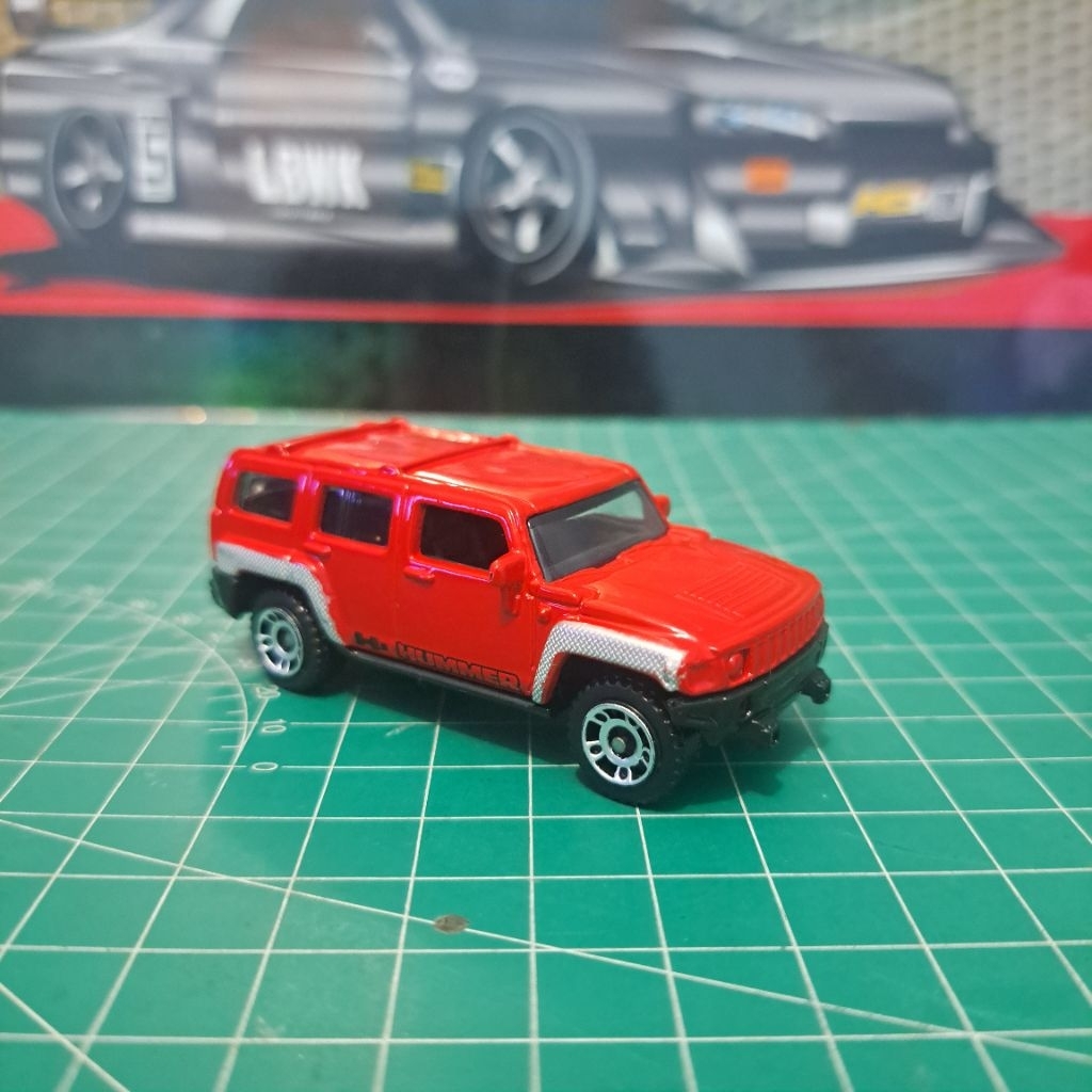 Matchbox Hummer H3 - Red MBX Mountain
