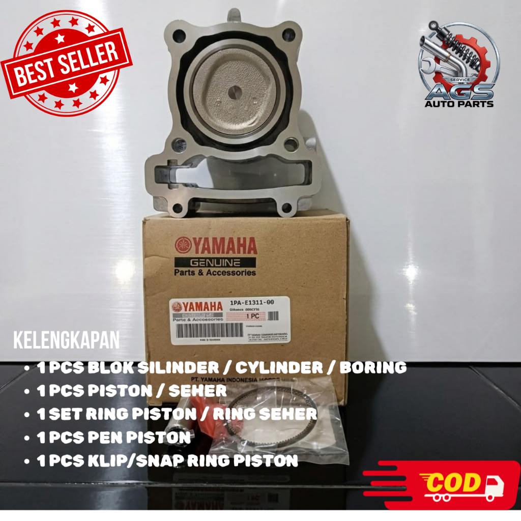 Blok Silinder Yamaha Vixion Old New Vixion R15 Old Original YGP 1PA-E1311-00 Cylinder Blok Seher Ori