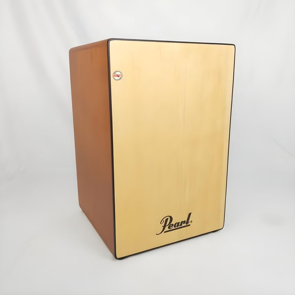 Cajon Persegi Solid Mahogany Top Sungkai { Cajon Acoustic } + Softcase