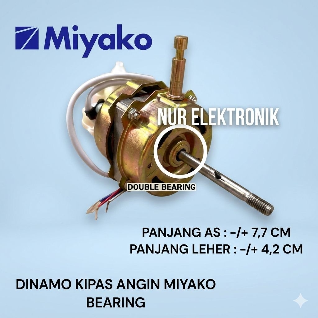DINAMO KIPAS ANGIN MIYAKO BEARING