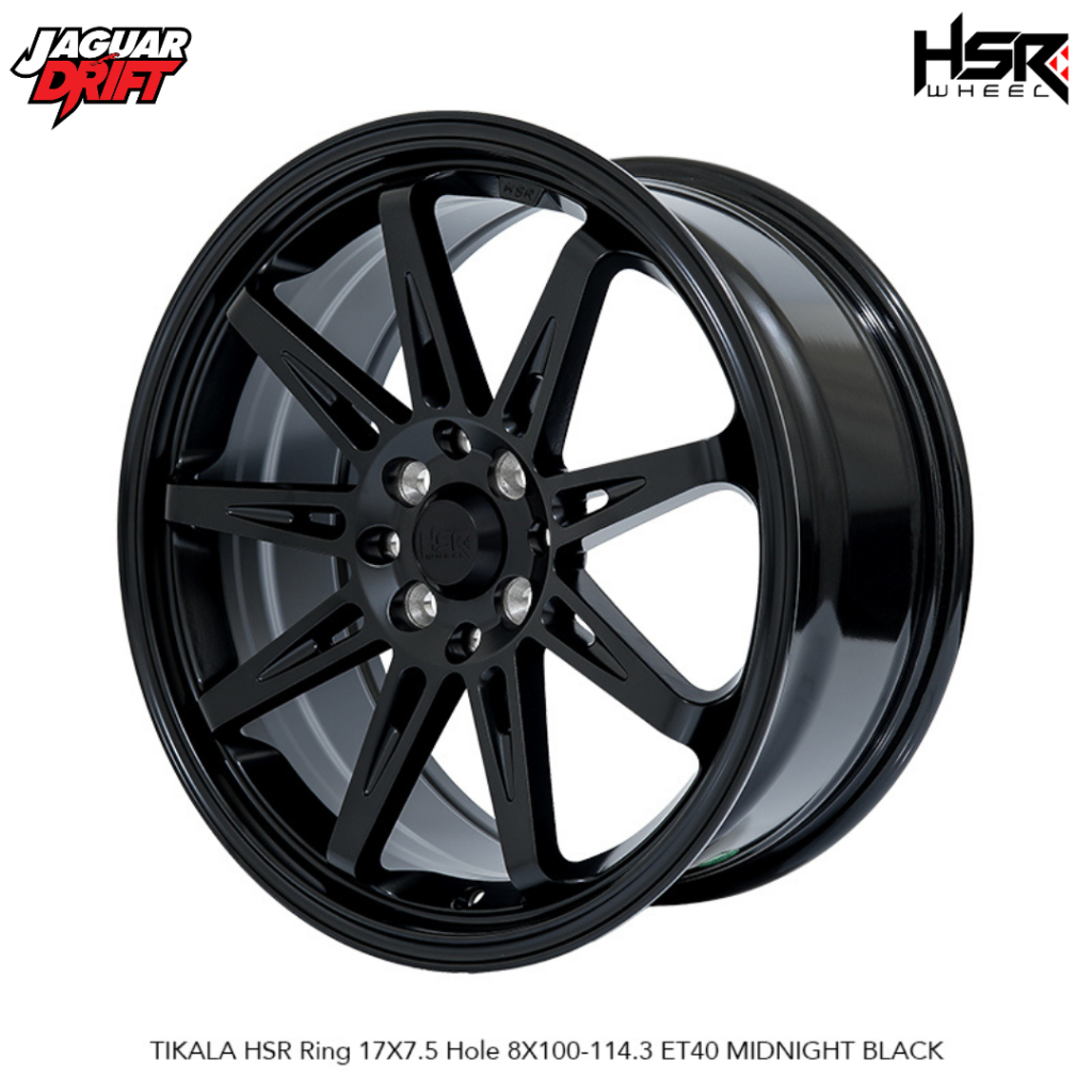 Promo Velg Racing R17 Untuk Mobil Suzuki Fronx, Raize, Rocky Pelek Hsr Tikala Ring 17 Warna Hitam