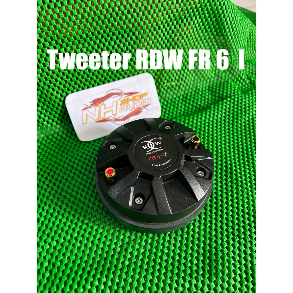 Driver Tweeter RDW Professional FR6 original 120 watt voice coil 1,75 inch model baut Titer RDW Twee