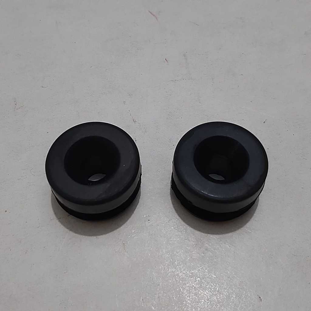 KARET GROMMET RANGKA NEMPEL SAMBUNGAN BODY SAMPING KANAN KIRI 2 PCS (YAMAHA 125Z 125 Z)