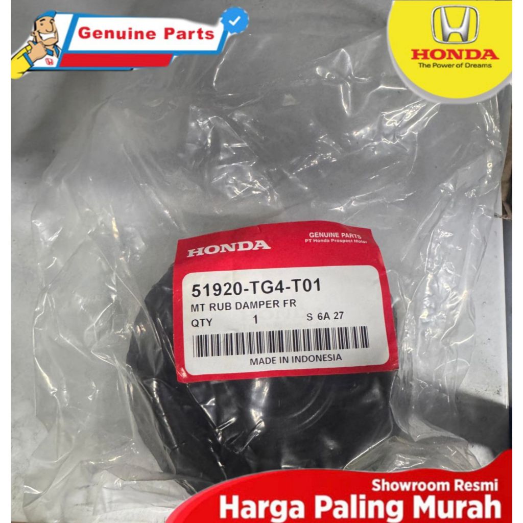51920TG4T01 MT RUB DAMPER FR