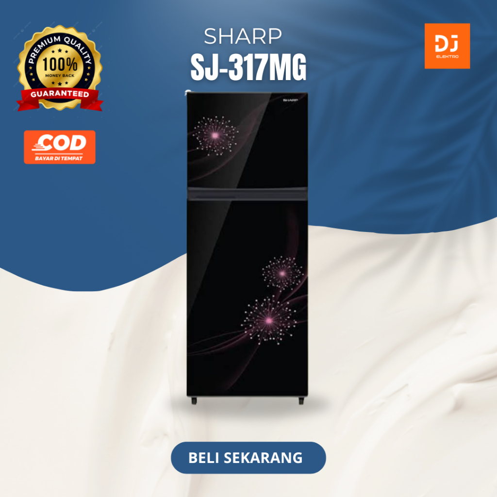 SHARP SJ-317MG KULKAS 2 PINTU HEMAT LISTRIK GARANSI RESMI