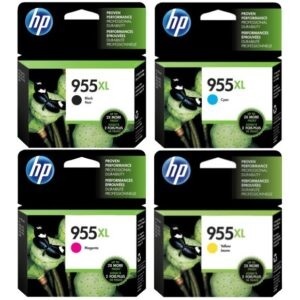 Tinta HP 955XL High Yield Black Original Ink Cartridge Hitam Cartridge Asli HP OfficeJet Pro 8210 Pr