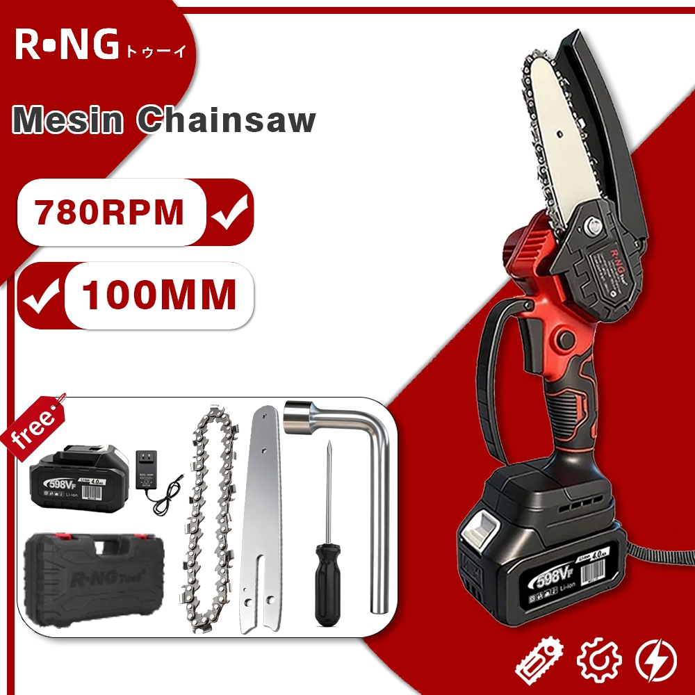 gergaji mesin mini mesin gergaji kayu listrik 4 Inch gergaji kayu listrik portabel Gergaji baterai