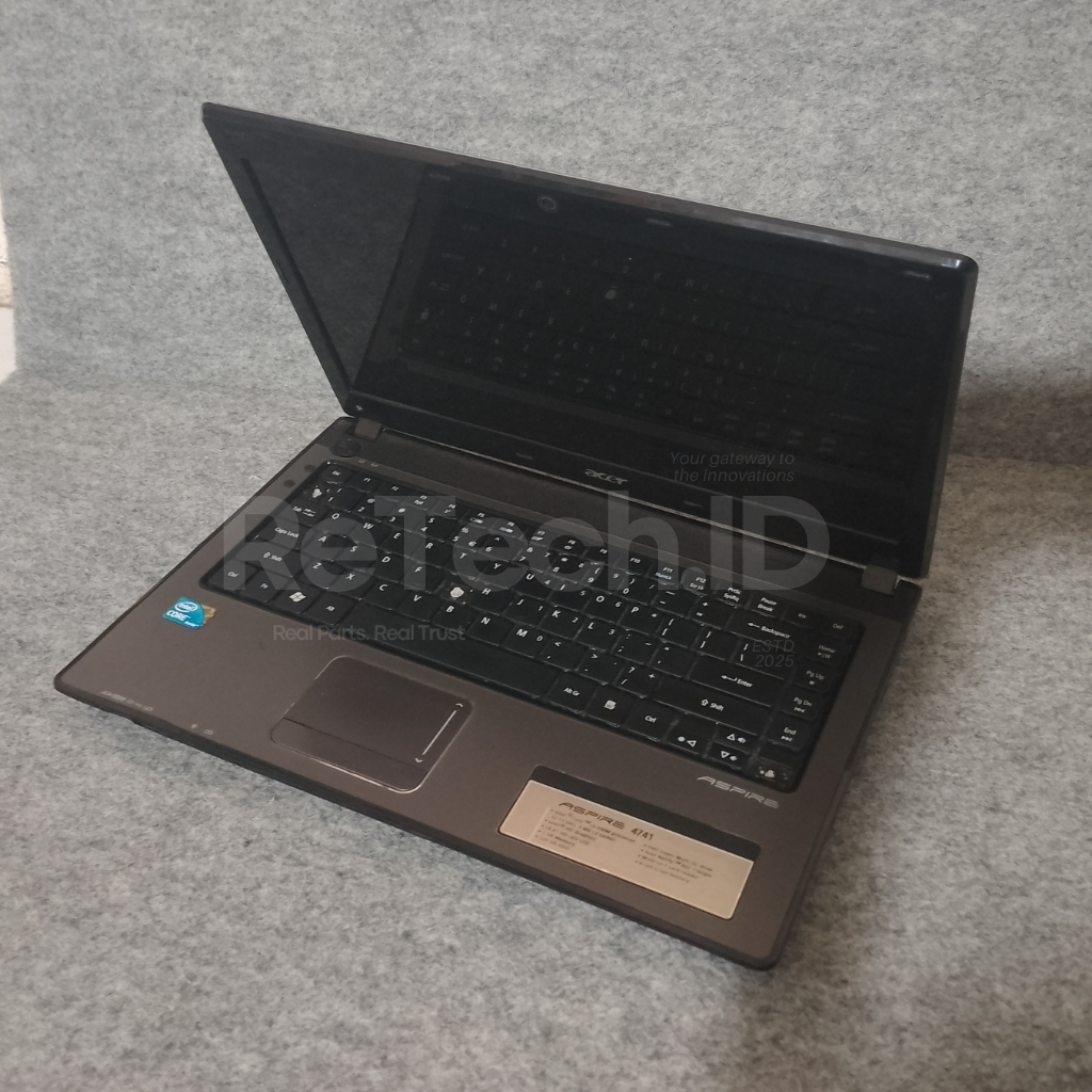 Laptop Acer Aspire 4741 Core i3 RAM 4GB - Jual Bahan Minusan