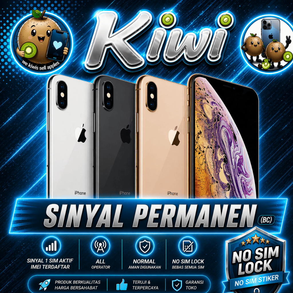 (BC) IP XS MAX 256GB 64GB 512GB Second Beacukai BC Mulus Original Fullset Bisa Semua Operator Good C