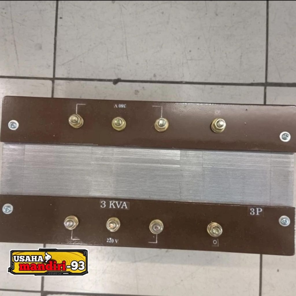 Travo auto stepdown 3kva - 3phase 380v ke 220v