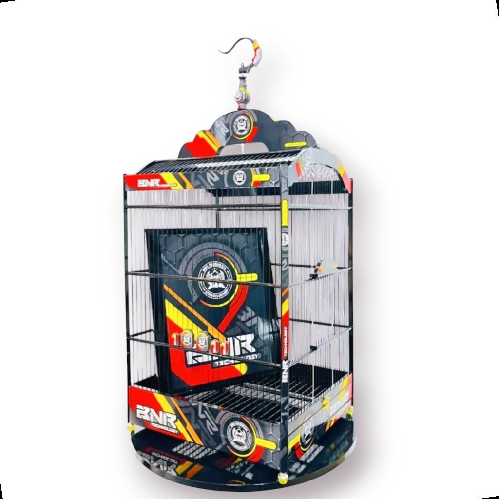 SANGKAR BNR  decal model kipas ruji fiber  NO 1