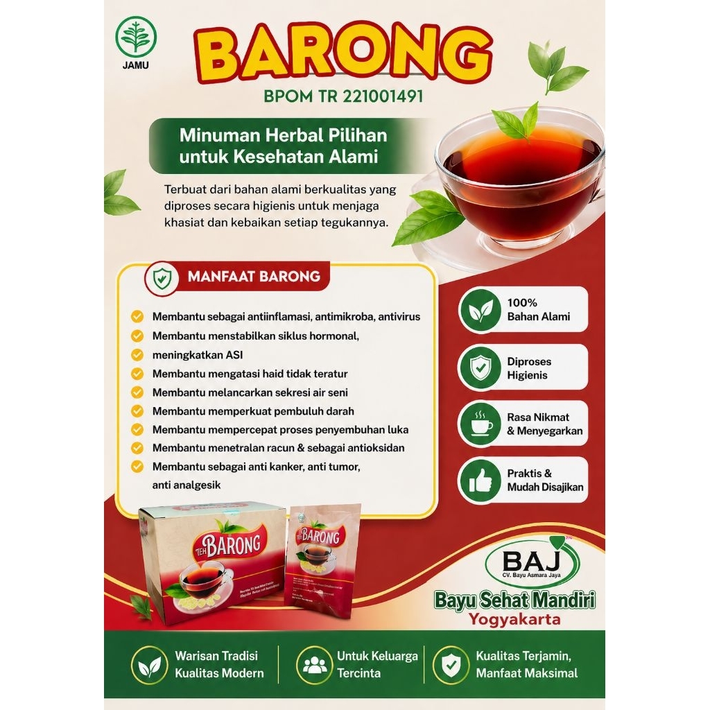 Teh barong Bayu Diningrat