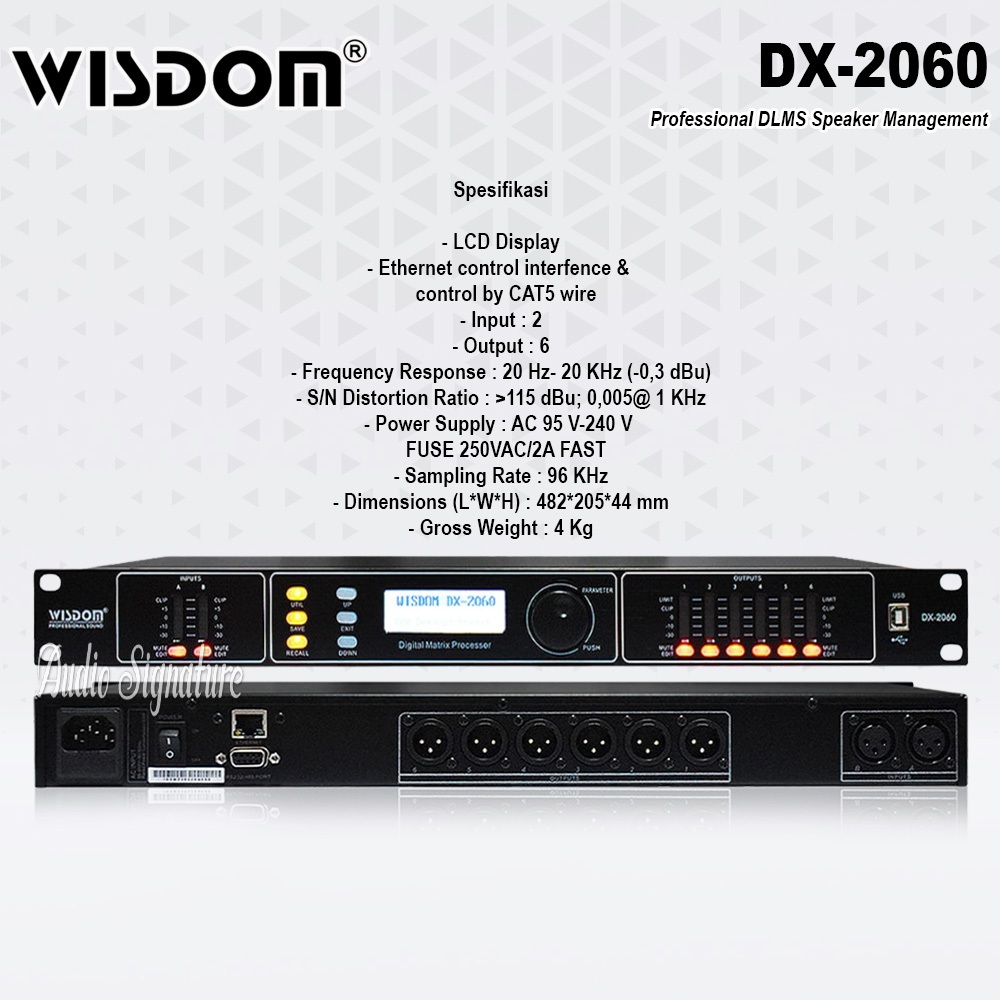 DLMS Speaker Management WISDOM DX2060 | DX 2060 Original