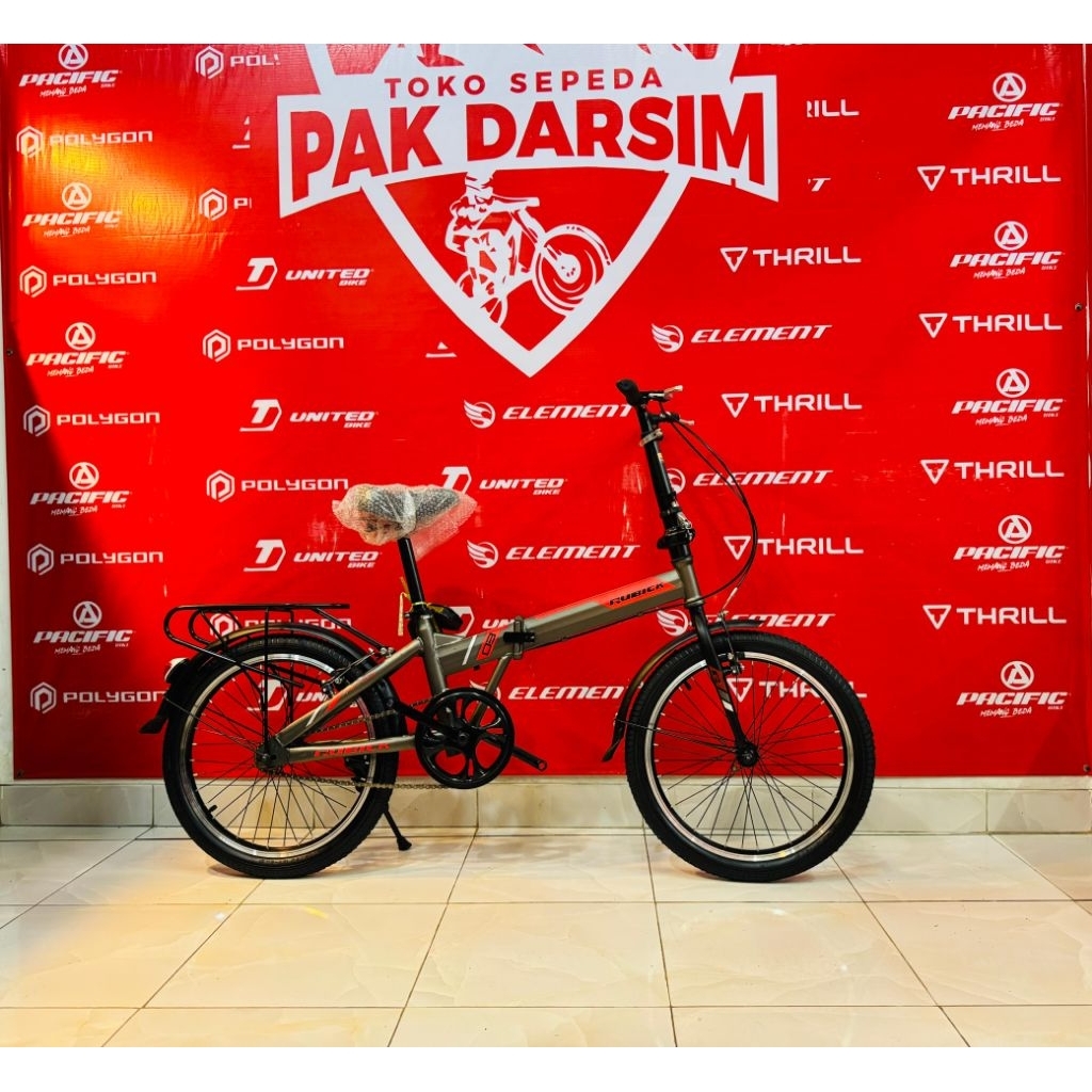 Sepeda Lipat 20 Inc Rubick by united bike single speed