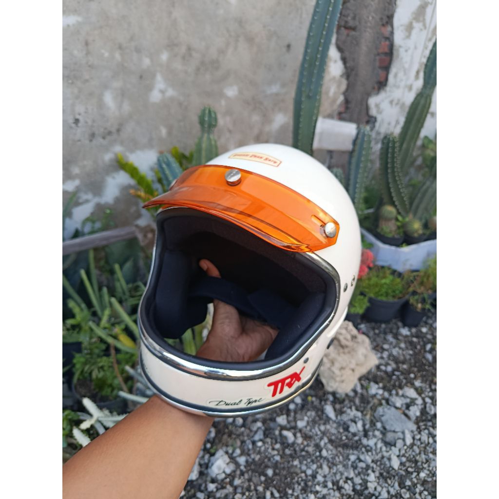 •Helm Honda TRX Custom Jadul Vintage•