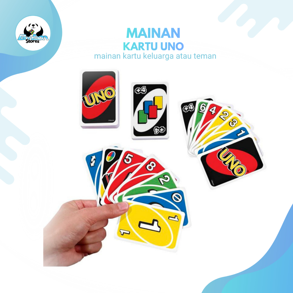 Mainan Kartu Keluarga/Mainan Anak Kartu Uno/Mainan Bareng teman Kartu Uno Flip