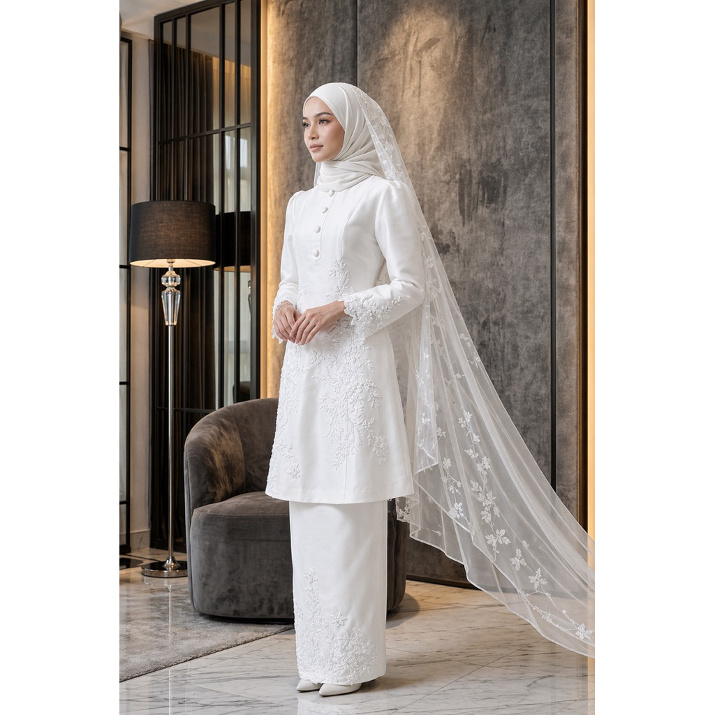 gaun pengantin malaysia melayu gaun akad gaun walimah wedding dress