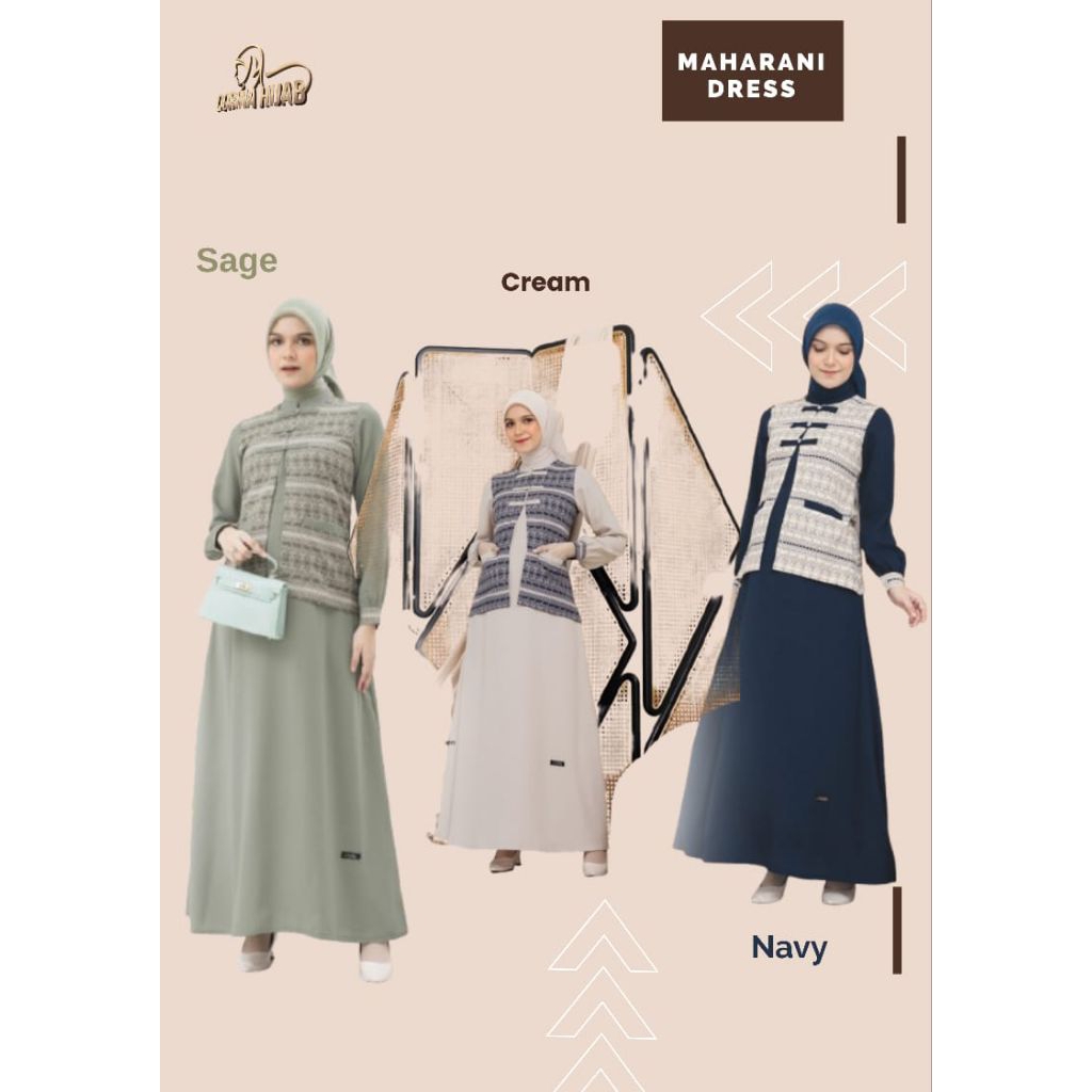Gamis Lubi Maharani Dress/ Lubi Maharani Dress/ Gamis Lubi Terbaru 2026/ Gamis Remaja/ Gamis Dewasa