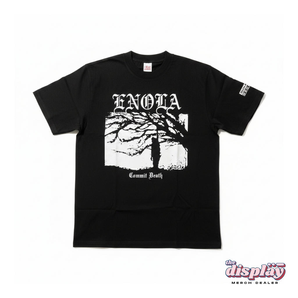 [Official Merch Band] Enola x Outtasight Records COMMIT D*EATH T-Shirt