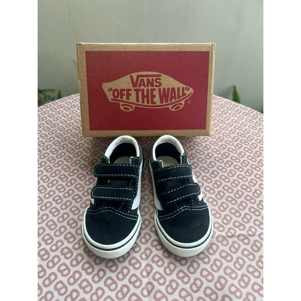 PRELOVED Vans Old Skool V Kids Original Vans Store - Size 21 & Size 18
