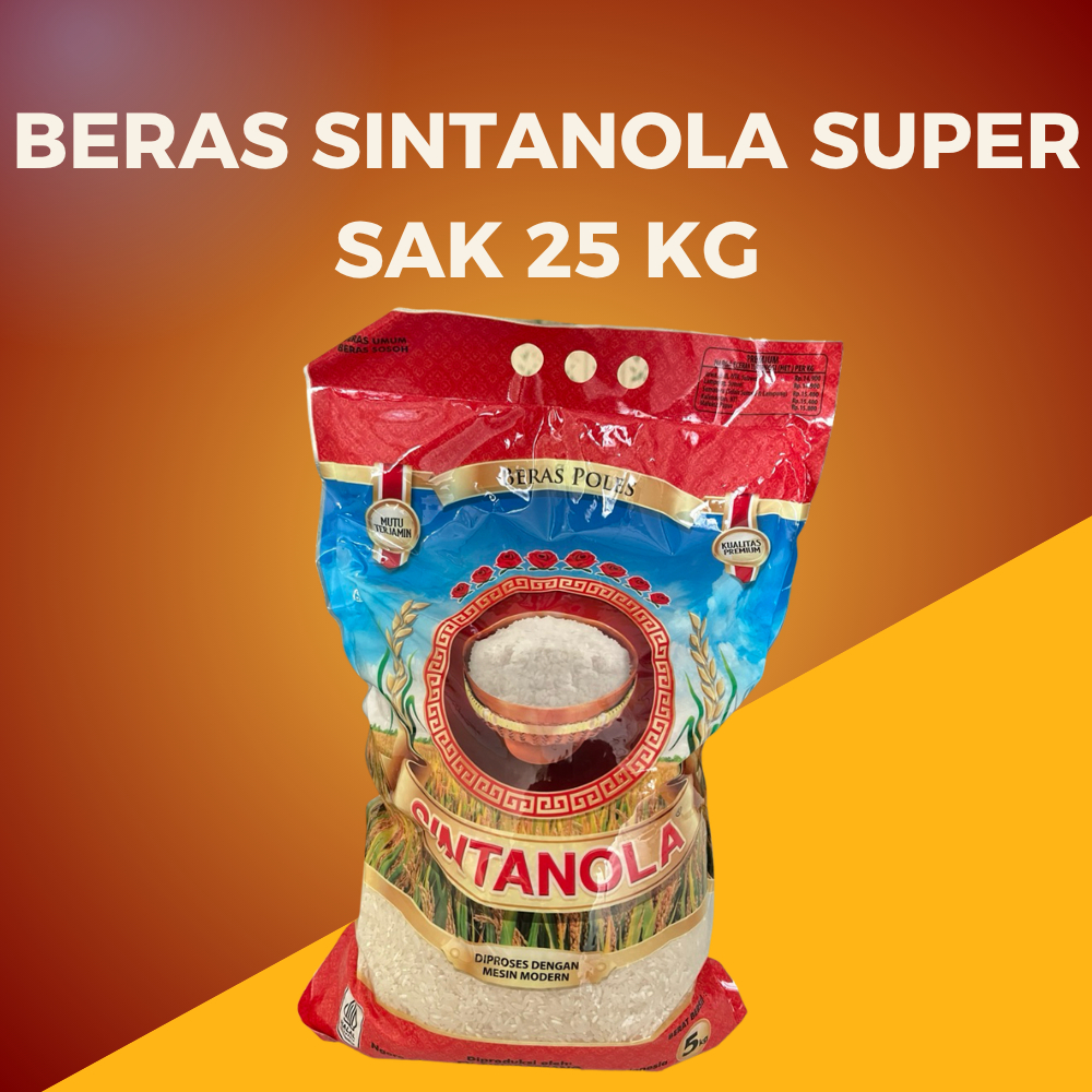BERAS SINTANOLA SUPER 25KG SAK | HEMAT, PULEN & BERKUALITAS
