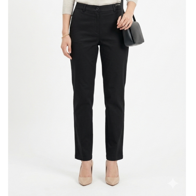 Eprise Chinos Bottom Panjang BLACK TP09 | Celana Panjang Wanita