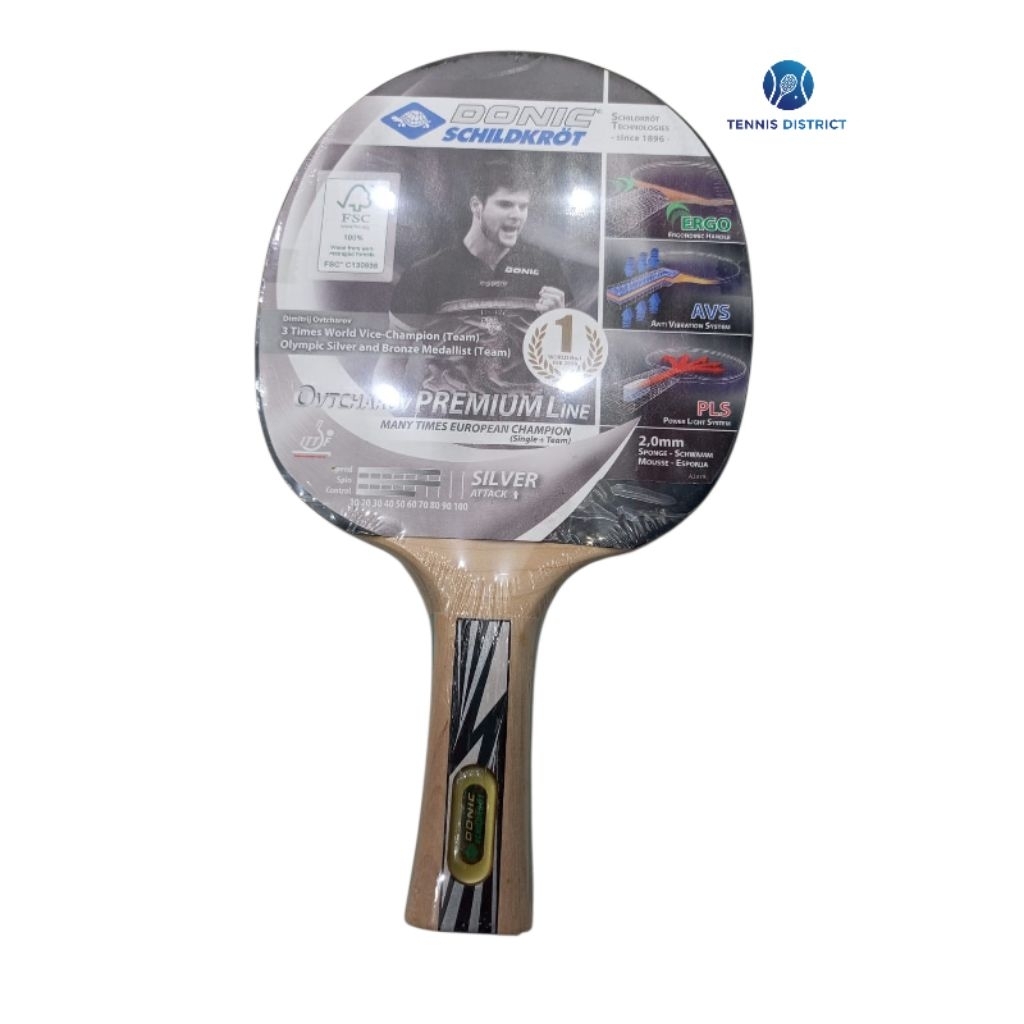 BAD TENIS MEJA DONIC OVTCHAROV PREMIUM LINE SILVER