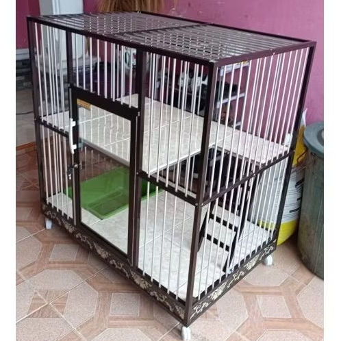 KANDANG KUCING ALUMUNIUM KANDANG HEWAN P90 L60 T90 HANYA PALEMBANG
