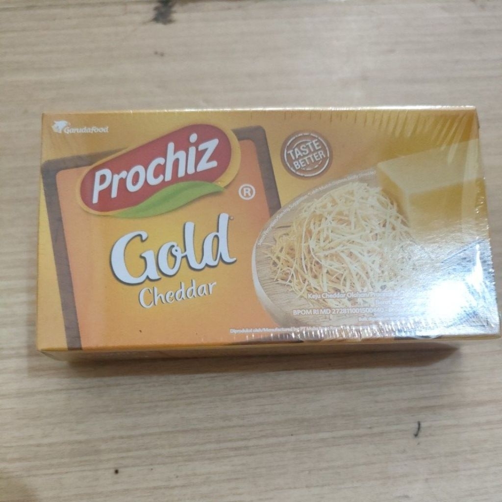 Prochiz Gold Cheddar 160g | keju gold Cheddar | cheddar